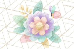 Spring Insects Clipart PNG, Cute Baby Bugs Watercolor Png Product Image 2