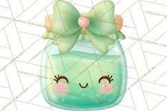 Anthropomorphic Spring Objects Clipart, Cute Kawaii Plants Product Image 2