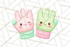 Anthropomorphic Spring Objects Clipart, Cute Kawaii Plants Product Image 3