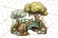 Celtic Enchanted Forest Animals Clipart, Woodland Creatures Product Image 3