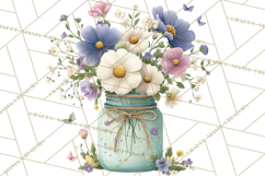 Spring Farmer’s Market Minis Clipart, Rustic Spring Png Product Image 2
