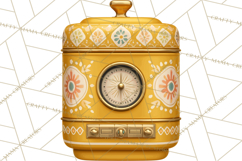 Mid Century Modern Kitchen Clipart, Retro Modern Kitchen Png Product Image 3