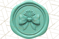 Easter Wax Seal Clipart, Bunny Chick Egg Floral Heart PNG Product Image 3