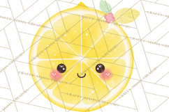 Anthropomorphic Spring Objects Clipart, Cute Kawaii Plants Product Image 4