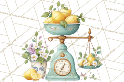 Spring Farmer’s Market Minis Clipart, Rustic Spring Png Product Image 5