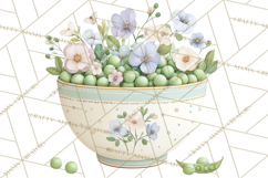 Spring Farmer’s Market Minis Clipart, Rustic Spring Png Product Image 2