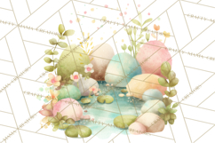 Safari Baby Animals Clipart PNG, Cute Pastel Watercolor Png Product Image 4