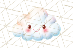 Anthropomorphic Spring Objects Clipart, Cute Kawaii Plants Product Image 3