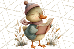 Whimsical Easter Animal Clipart, Printable PNG, Cute Bunny Product Image 4