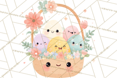 Anthropomorphic Spring Objects Clipart, Cute Kawaii Plants Product Image 3