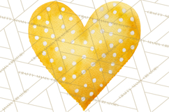 Watercolor Love Accents Clipart, Hearts, Envelopes Png Product Image 3