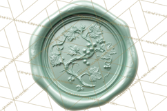 Easter Wax Seal Clipart, Bunny Chick Egg Floral Heart PNG Product Image 4