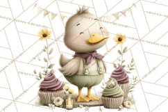 Whimsical Easter Animal Clipart, Printable PNG, Cute Bunny Product Image 5