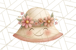 Anthropomorphic Spring Objects Clipart, Cute Kawaii Plants Product Image 2