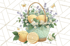 Spring Farmer’s Market Minis Clipart, Rustic Spring Png Product Image 3