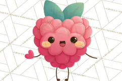 Valentine Kawaii Candies, Heart Sweets Clipart, Cute Candy Product Image 4