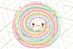 Anthropomorphic Spring Objects Clipart, Cute Kawaii Plants Product Image 4