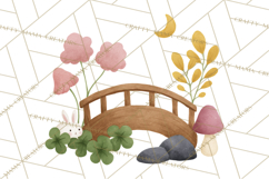 Cottagecore St Patrick’s Day Clipart, Mini Irish Cottage Png Product Image 5