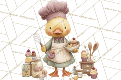 Whimsical Easter Animal Clipart, Printable PNG, Cute Bunny Product Image 2