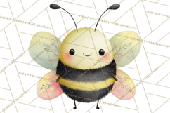 Spring Insects Clipart PNG, Cute Baby Bugs Watercolor Png Product Image 2