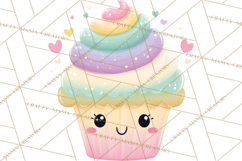 Anthropomorphic Spring Objects Clipart, Cute Kawaii Plants Product Image 2