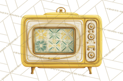 Mid Century Modern Kitchen Clipart, Retro Modern Kitchen Png Product Image 3