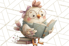 Whimsical Easter Animal Clipart, Printable PNG, Cute Bunny Product Image 5