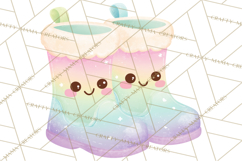 Anthropomorphic Spring Objects Clipart, Cute Kawaii Plants Product Image 5