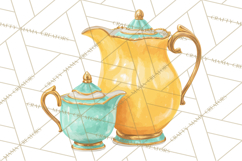 Mid Century Modern Kitchen Clipart, Retro Modern Kitchen Png Product Image 5