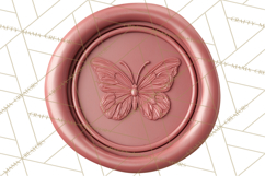 Easter Wax Seal Clipart, Bunny Chick Egg Floral Heart PNG Product Image 2