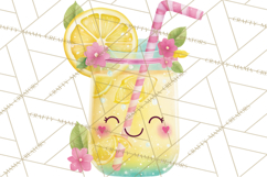 Anthropomorphic Spring Objects Clipart, Cute Kawaii Plants Product Image 3