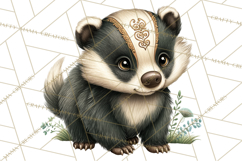 Celtic Enchanted Forest Animals Clipart, Woodland Creatures Product Image 3