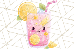 Anthropomorphic Spring Objects Clipart, Cute Kawaii Plants Product Image 4