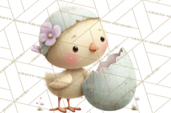 Whimsical Easter Animal Clipart, Printable PNG, Cute Bunny Product Image 5