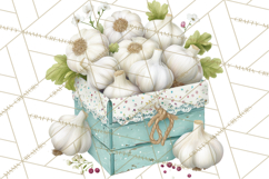 Spring Farmer’s Market Minis Clipart, Rustic Spring Png Product Image 2