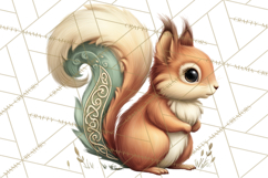 Celtic Enchanted Forest Animals Clipart, Woodland Creatures Product Image 2