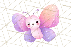 Spring Insects Clipart PNG, Cute Baby Bugs Watercolor Png Product Image 2
