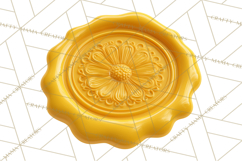 Easter Wax Seal Clipart, Bunny Chick Egg Floral Heart PNG Product Image 2