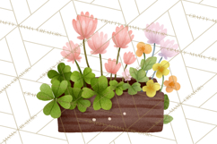 Cottagecore St Patrick’s Day Clipart, Mini Irish Cottage Png Product Image 2