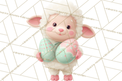 Whimsical Easter Characters Clipart PNG, Cute Mint Png Product Image 2