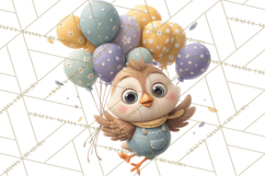 Whimsical Easter Animal Clipart, Printable PNG, Cute Bunny Product Image 4