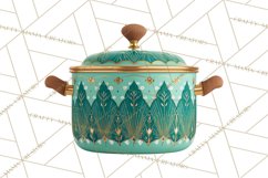 Mid Century Modern Kitchen Clipart, Retro Modern Kitchen Png Product Image 4