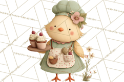 Whimsical Easter Animal Clipart, Printable PNG, Cute Bunny Product Image 5