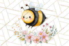 Spring Insects Clipart PNG, Cute Baby Bugs Watercolor Png Product Image 5