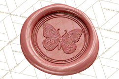 Easter Wax Seal Clipart, Bunny Chick Egg Floral Heart PNG Product Image 5