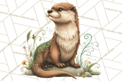 Celtic Enchanted Forest Animals Clipart, Woodland Creatures Product Image 2