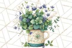 Spring Farmer’s Market Minis Clipart, Rustic Spring Png Product Image 2