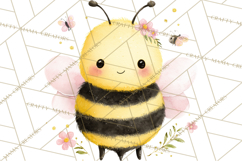 Spring Insects Clipart PNG, Cute Baby Bugs Watercolor Png Product Image 2