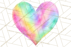 Watercolor Love Accents Clipart, Hearts, Envelopes Png Product Image 3