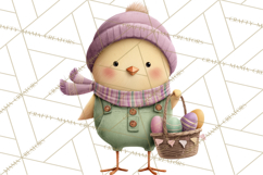 Whimsical Easter Animal Clipart, Printable PNG, Cute Bunny Product Image 3